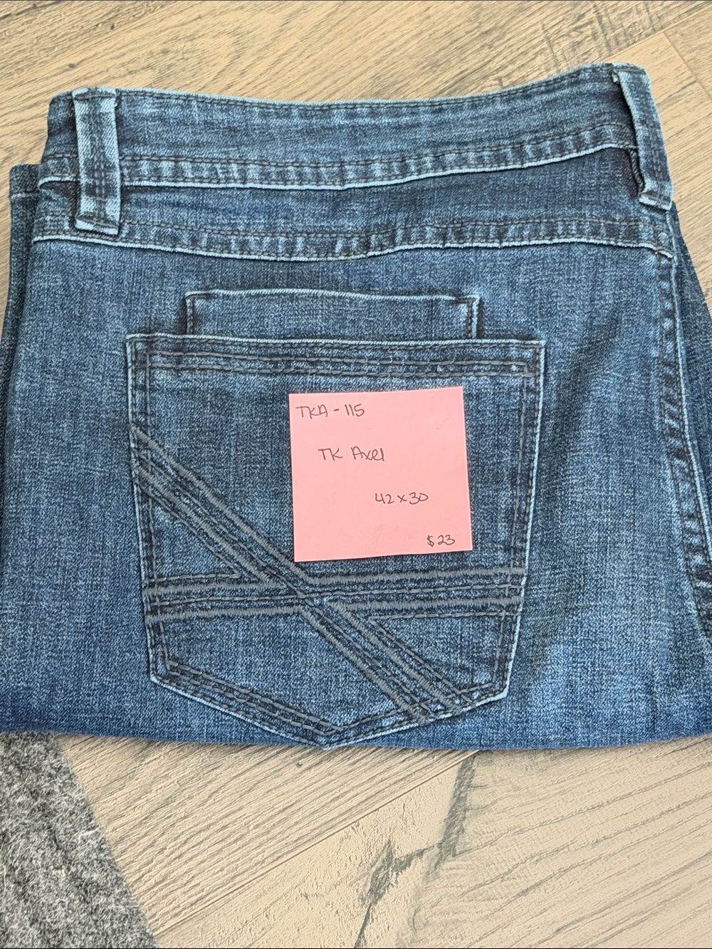 Men's Dark Blue Denim Jeans